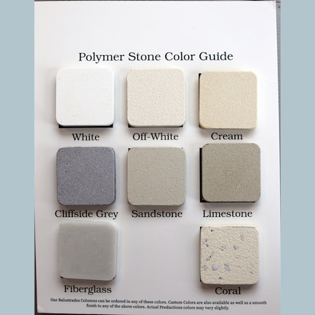 Ekena Millwork Endura-Stone Textured/Pre-Colored Column Sample Kit SAMPLE-ESCOLORKIT